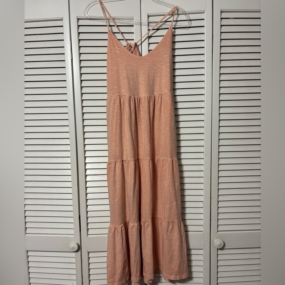 Old Navy Peach Maxi Dress